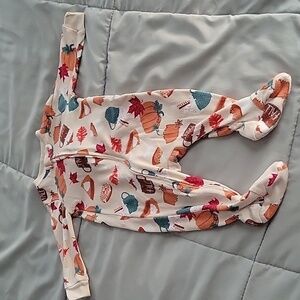 Celebrate Thanksgiving Baby Girl's Sleeper